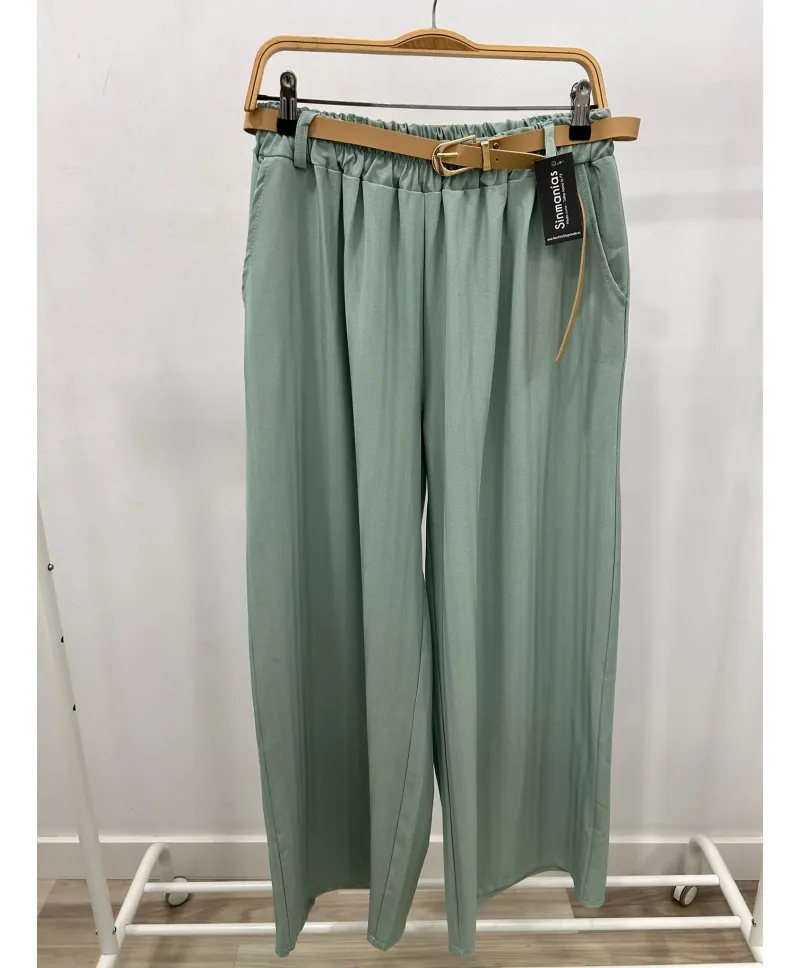 Pantalon ancho Encanto - Pantalones Tallas Grandes