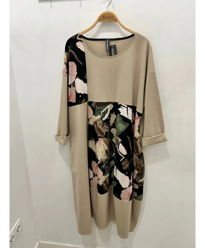 Vestido floral Reina - Vestidos Tallas Grandes