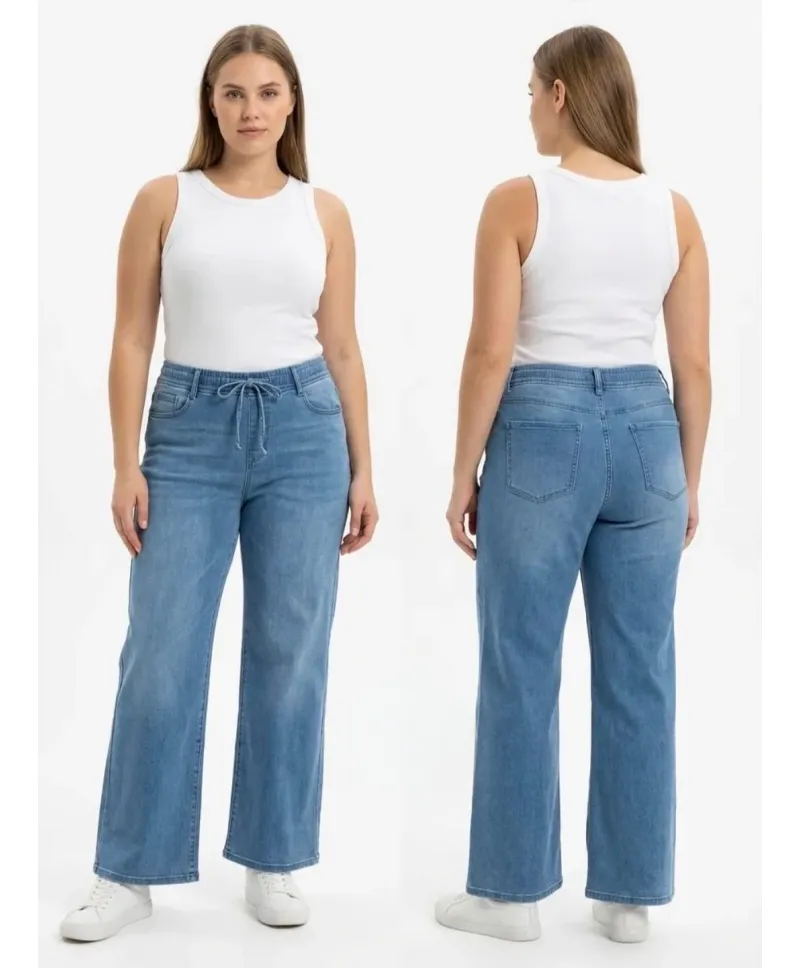 Pantalon ancho Gaia - Jeans Tallas Grandes