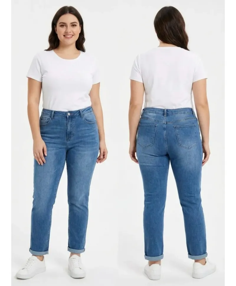 Pantalon basico Flux - Ropa tallas grandes mujer moderna