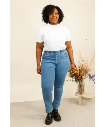 Pantalon goma Vibe - Jeans Tallas Grandes