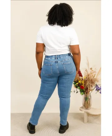 Pantalon goma Vibe - Jeans Tallas Grandes