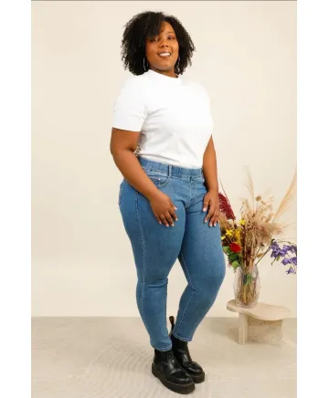 Pantalon goma Vibe - Jeans Tallas Grandes