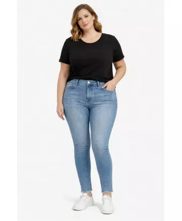 Pantalon brillos Rose - Ropa tallas grandes mujer moderna