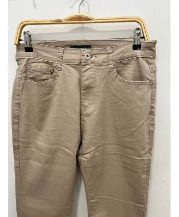 Pantalon beige Dulce - Pantalones Tallas Grandes