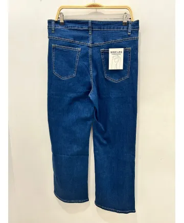 Pantalon wide leg Flore - Ropa tallas grandes mujer moderna