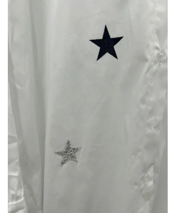 Camisa estrellas Velvet - Ropa tallas grandes mujer moderna