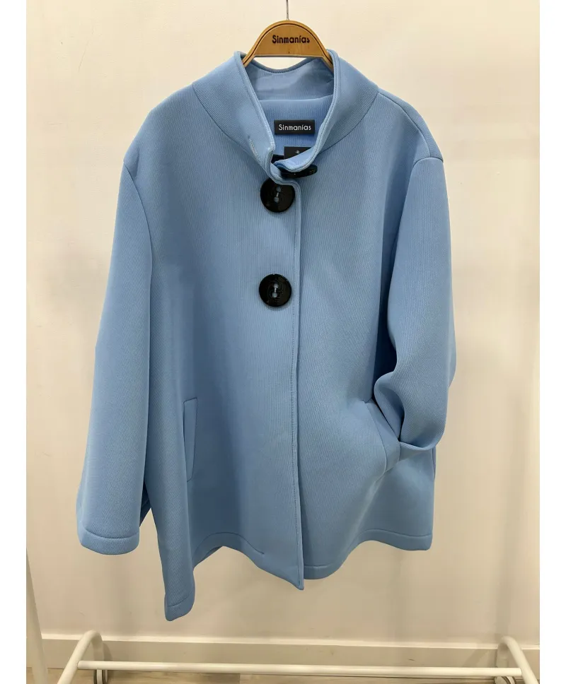 Chaqueta botones Jacky - Ropa tallas grandes mujer moderna