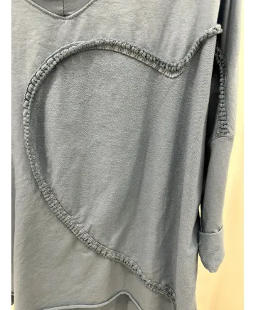 Camiseta corazon Gold - Ropa tallas grandes mujer moderna