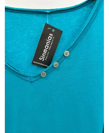 Camiseta botones Daily - Camisetas y Tops Tallas Grandes