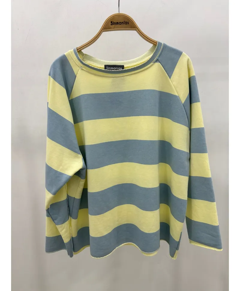 Camiseta rayas Spring - Ropa tallas grandes mujer moderna