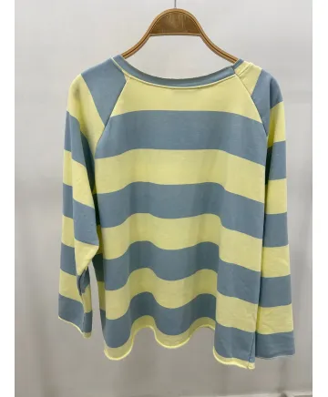 Camiseta rayas Spring - Ropa tallas grandes mujer moderna