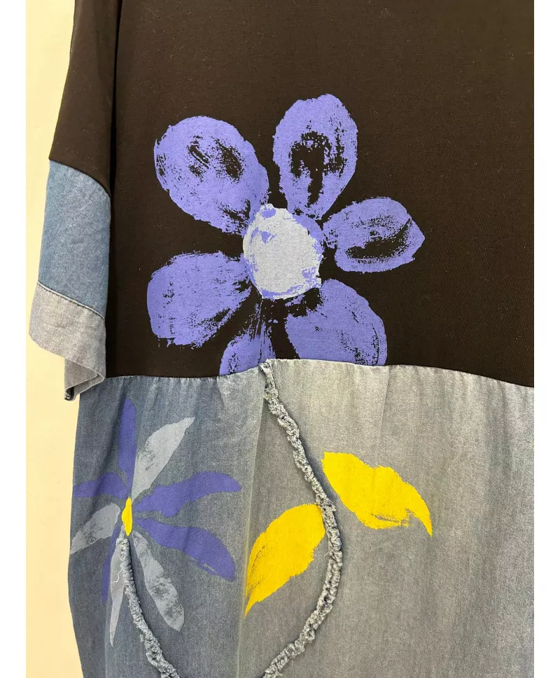 Vestido pintura Margarita - Ropa tallas grandes mujer moderna