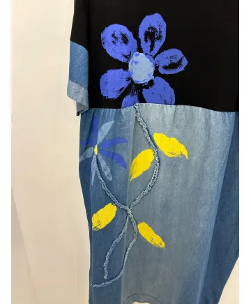 Vestido pintura Margarita - Ropa tallas grandes mujer moderna