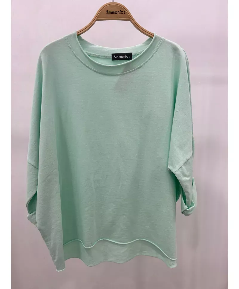 Sudadera basica Crystal - Ropa tallas grandes mujer moderna