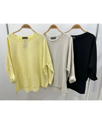 Sudadera basica Crystal - Ropa tallas grandes mujer moderna