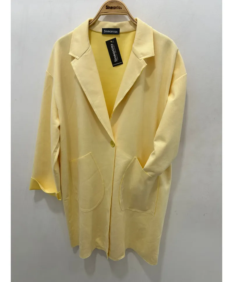 Chaqueta levita Soft - Ropa tallas grandes mujer moderna