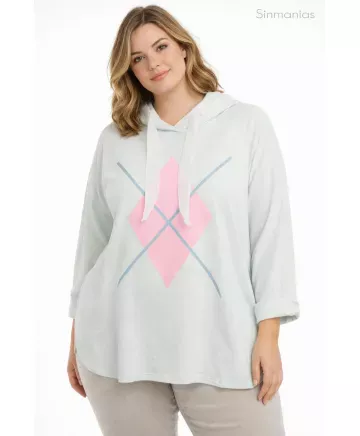 Dudadera lazo Cozy - Ropa tallas grandes mujer moderna