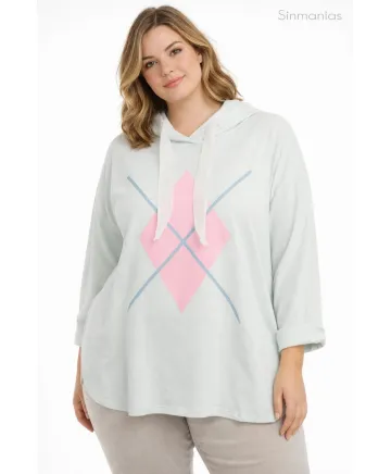 Dudadera lazo Cozy - Ropa tallas grandes mujer moderna