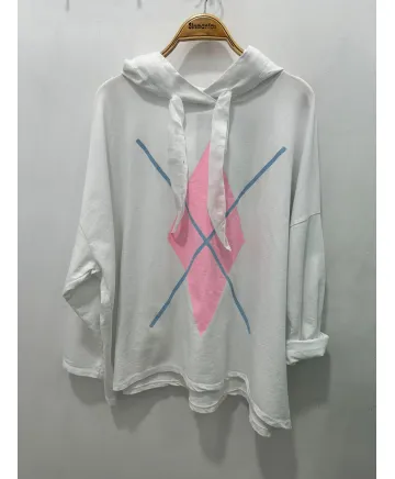 Sudadera lazo Cozy - Ropa tallas grandes mujer moderna