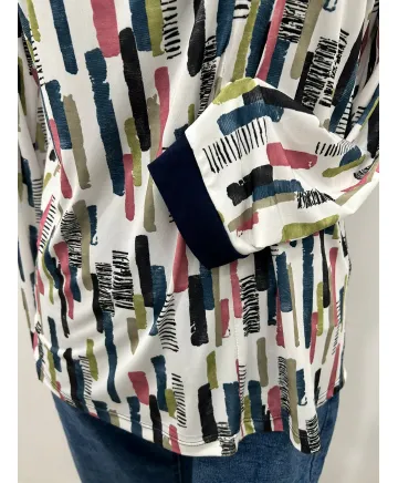 Camiseta drapeado Sol - Ropa tallas grandes mujer moderna