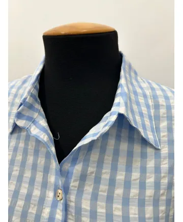 Camisa cuadros Chic - Ropa tallas grandes mujer moderna