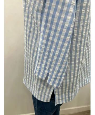 Camisa cuadros Chic - Ropa tallas grandes mujer moderna