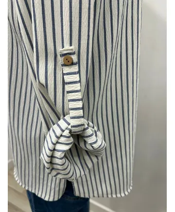 Blusa rayas Nube - Ropa tallas grandes mujer moderna