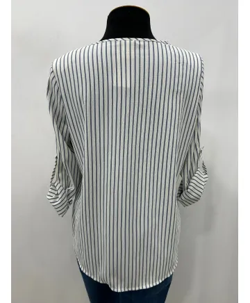 Blusa rayas Nube - Ropa tallas grandes mujer moderna