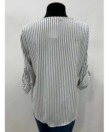 Blusa rayas Nube - Ropa tallas grandes mujer moderna