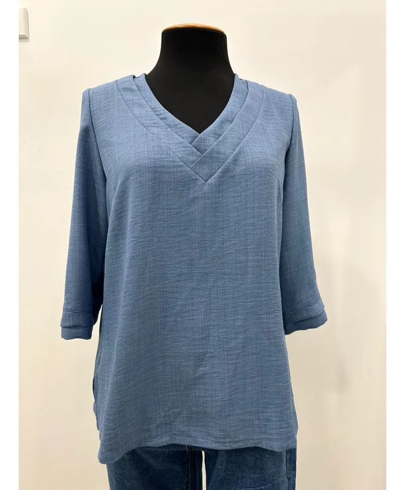 Blusa escote Candy - Blusas Tallas Grandes