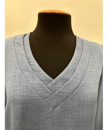 Blusa escote Candy - Blusas Tallas Grandes