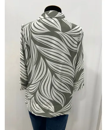 Blusa cuello Vibes - Blusas Tallas Grandes