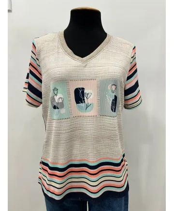 Camiseta marcos Blom - Camisetas y Tops Tallas Grandes