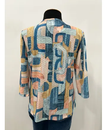 Camiseta cremallera Star - Camisetas y Tops Tallas Grandes