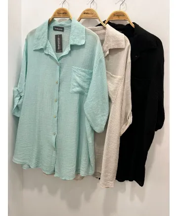 Camisa bambula Miami - Camisas Tallas Grandes