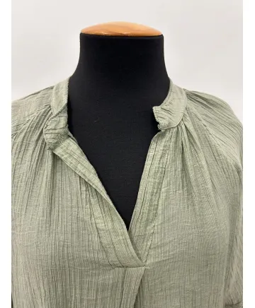 Blusa Bambula Lovely - Camisas Tallas Grandes