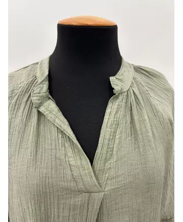 Blusa Bambula Lovely - Camisas Tallas Grandes