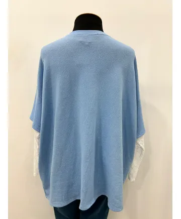 Sudadera puntilla London - Ropa tallas grandes mujer moderna