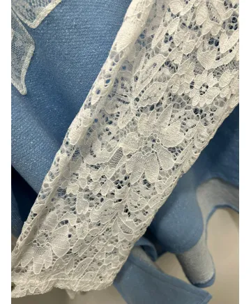 Sudadera puntilla London - Ropa tallas grandes mujer moderna