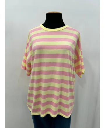 Camiseta rayas Ice - Ropa tallas grandes mujer moderna