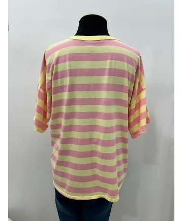 Camiseta rayas Ice - Ropa tallas grandes mujer moderna