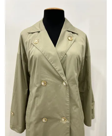 Gabardina larga Veleta - Ropa tallas grandes mujer moderna