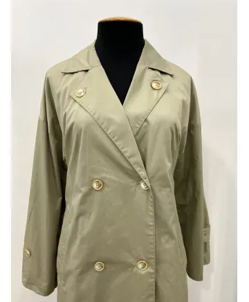 Gabardina larga Veleta - Ropa tallas grandes mujer moderna