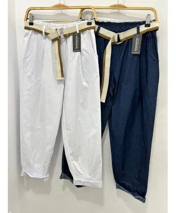 Pantalon elástico Ibiza - Ropa tallas grandes mujer moderna