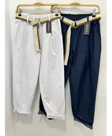 Pantalon elástico Ibiza - Ropa tallas grandes mujer moderna