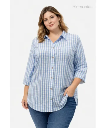 Camisa cuadros Chic - Camisas Tallas Grandes