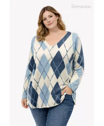 Jersey rombos Esencia - Jerseys Tallas Grandes