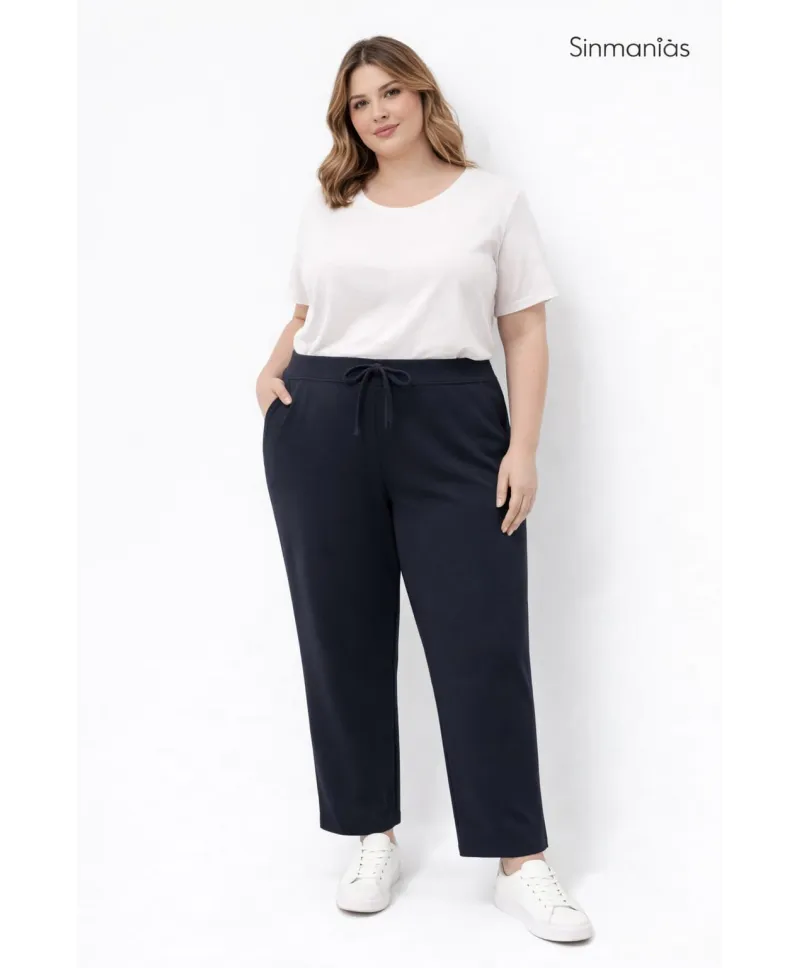 Pantalon marino Tuco - Pantalones Tallas Grandes