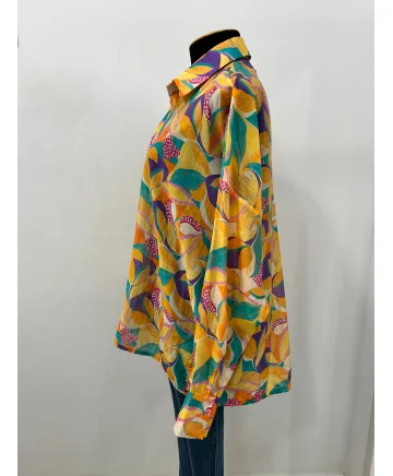 Camisa estampada Zen - Ropa tallas grandes mujer moderna